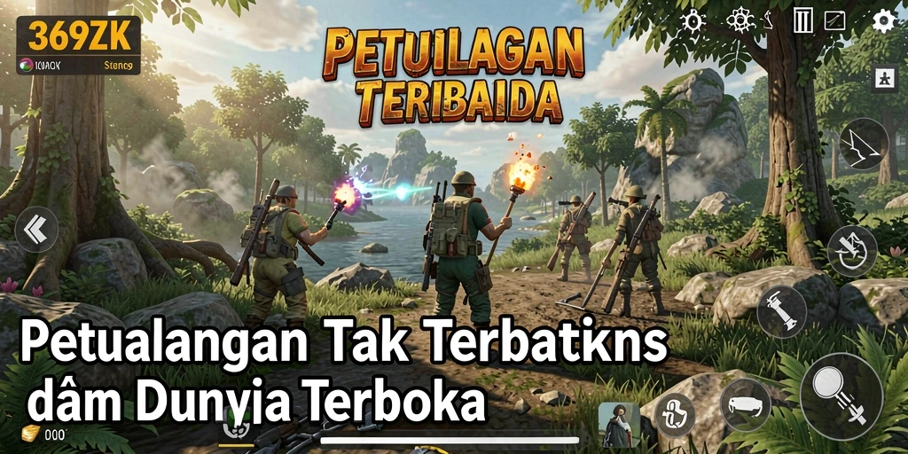 Gameplay memukau dalam dunia terbuka 369ZK.