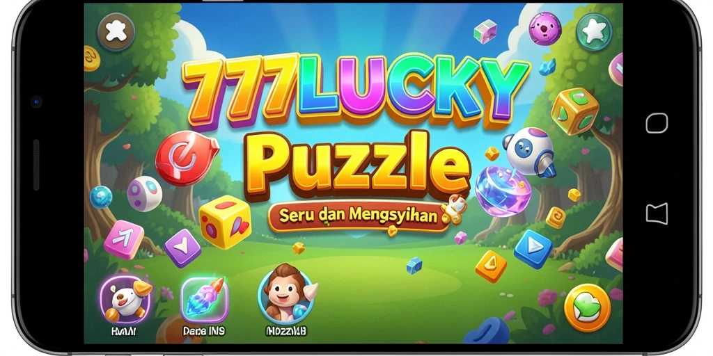 Tampilan screenshot utama 777LUCKY yang menunjukkan gameplay Puzzle yang menarik.