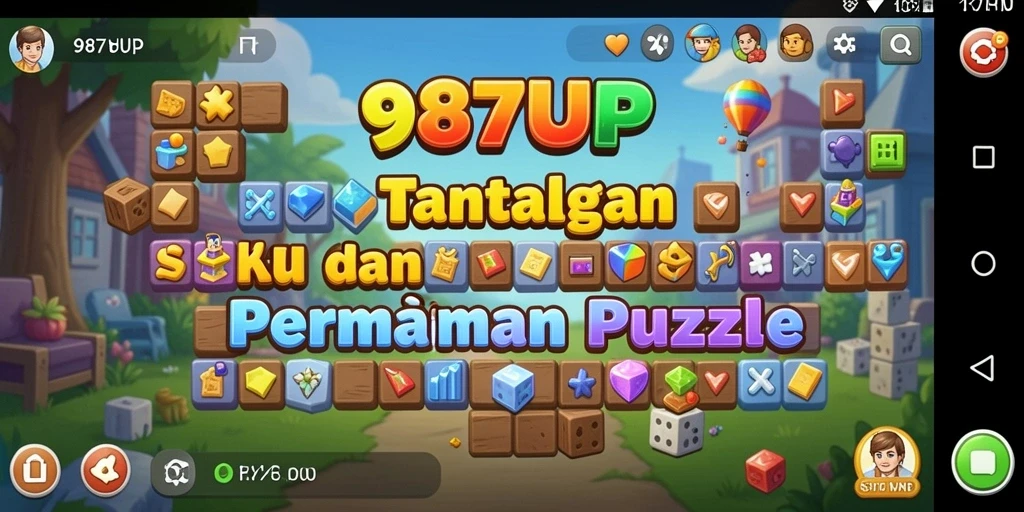 Screenshot gameplay <strong>987UP</strong> menampilkan teka-teki seru dan menantang.