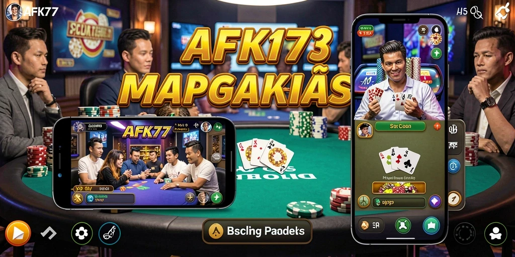 Screenshot gameplay AFK77 menampilkan aksi Poker yang seru dan menantang.