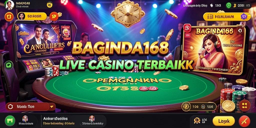 Gameplay Live Casino yang mendebarkan dan interaktif di BAGINDA168.