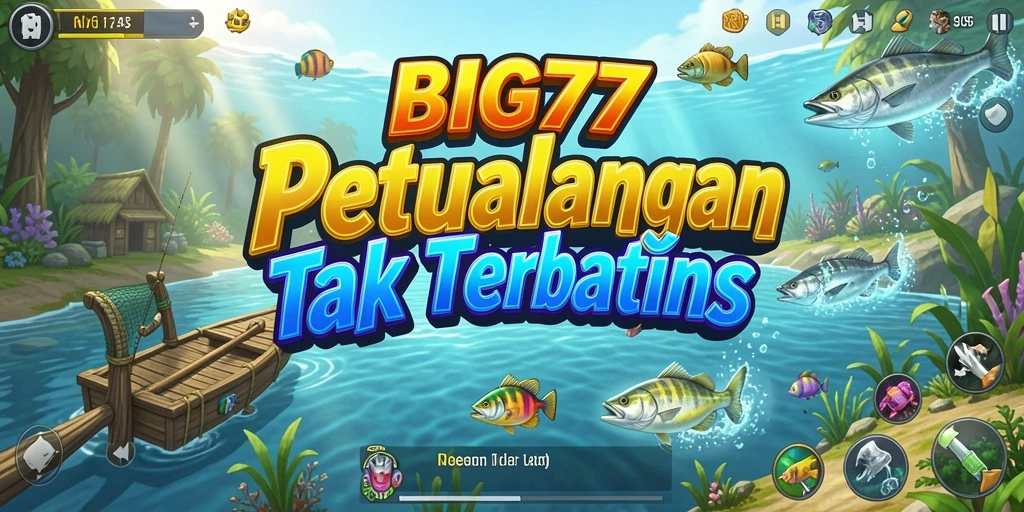Gameplay menarik di dunia memancing yang penuh warna.