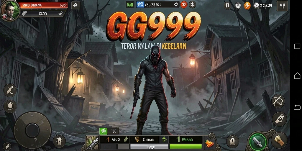 Screenshot gameplay yang menunjukkan ketegangan di GG999.