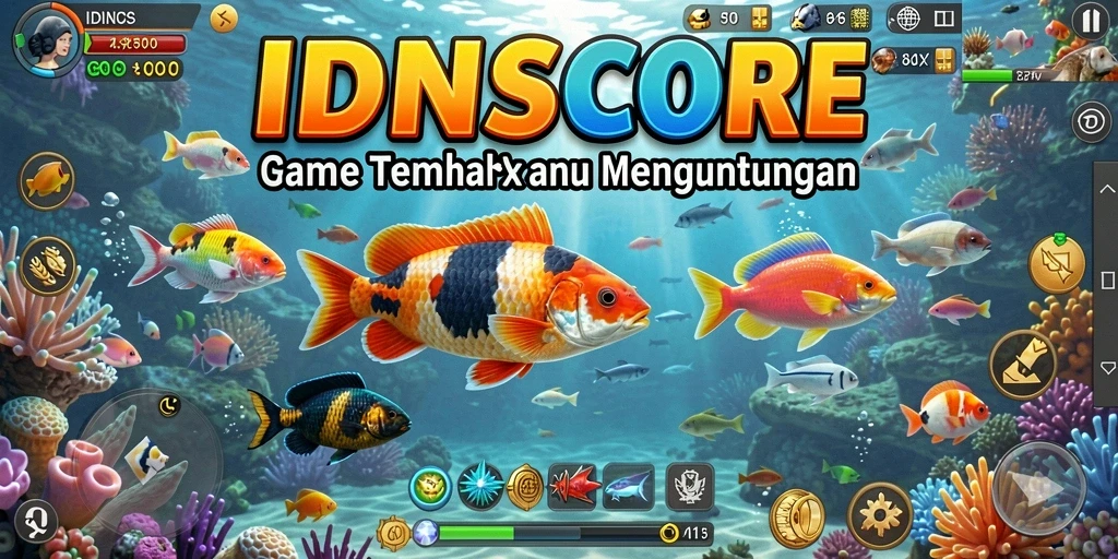 Screenshot gameplay menampilkan aksi Tembak Ikan yang seru.