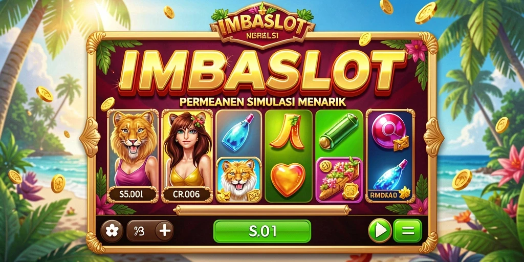 Tampilan gameplay IMBASLOT yang menarik dan menawan.