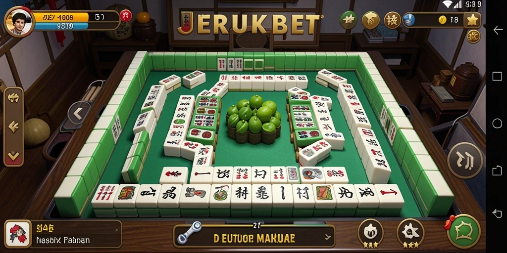 Tampilan interaktif dari gameplay JERUKBET yang seru.