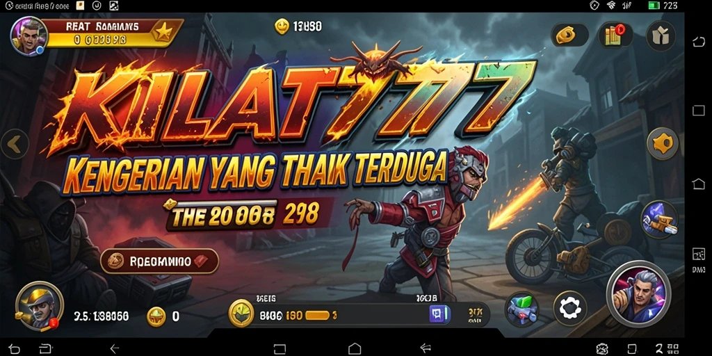 Screenshot KILAT777 menampilkan suasana menakutkan di dalam rumah angker.