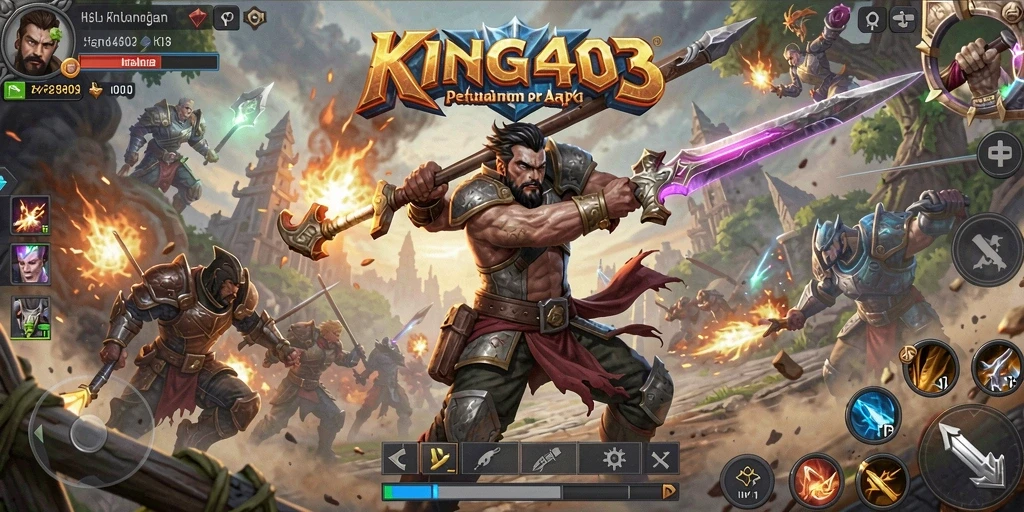Gameplay seru di dunia petualangan KING403 dengan grafis memukau.