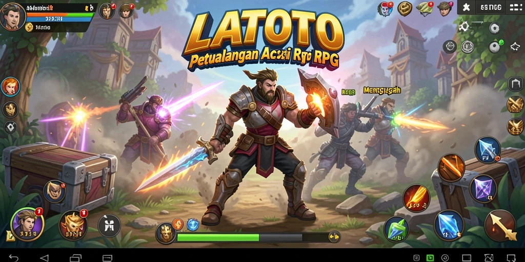 Tangkapan layar menunjukkan aksi seru dalam LATOTO dengan grafis yang memukau.