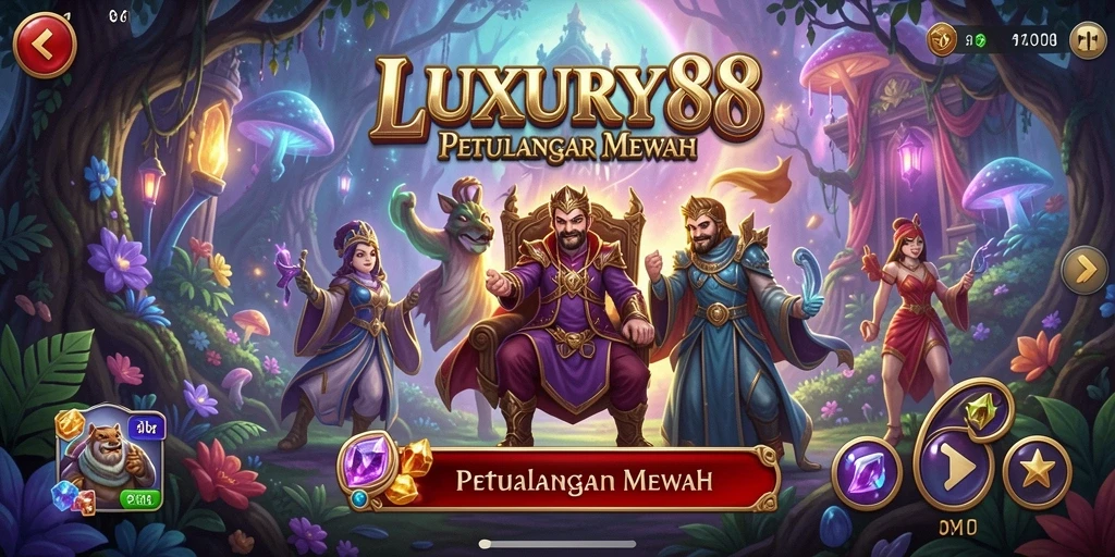 Screenshot gameplay LUXURY88 menunjukkan aksi seru dalam petualangan.