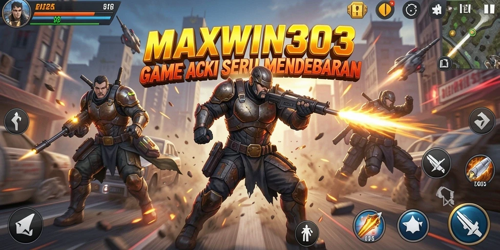 Tangkapan layar menunjukkan aksi mendebarkan dalam MAXWIN303.