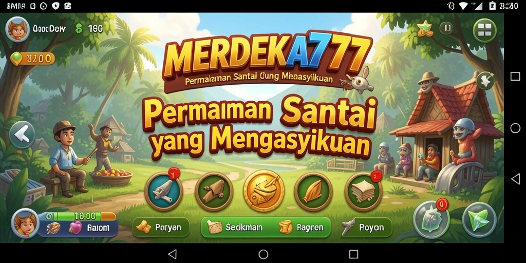 Screenshot gameplay MERDEKA777 yang menghibur dan santai.