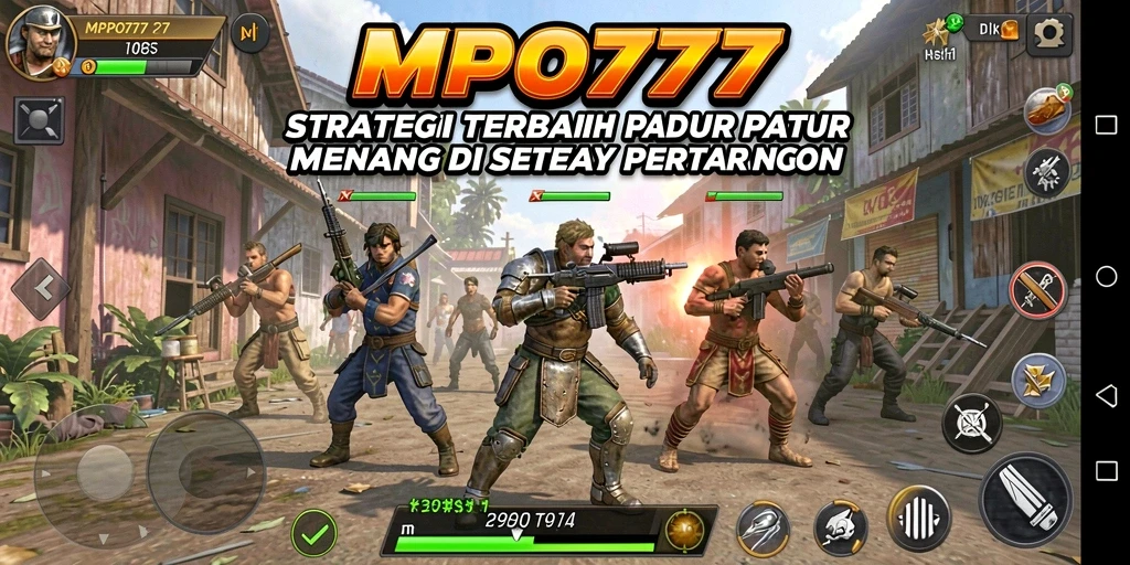 Tampilan gameplay menarik dari MPO777 dalam pertempuran strategi.