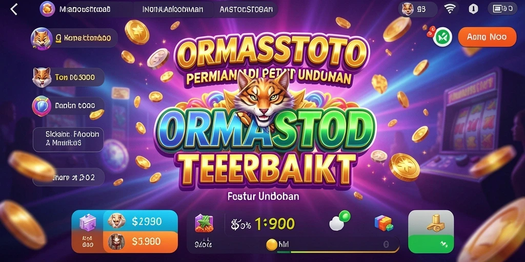 Tampilan gameplay seru di ORMASSTOTO dengan berbagai tema slot.