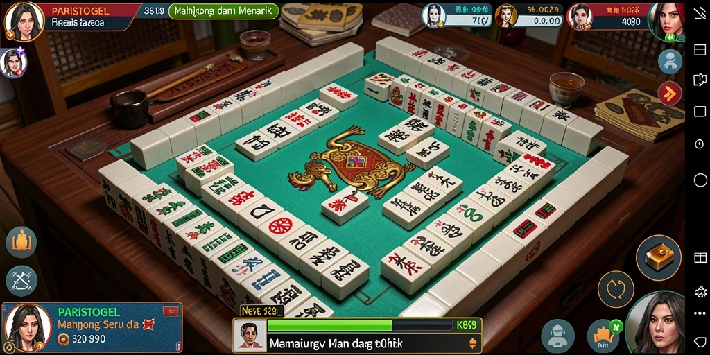 Tampilan menarik dari game Mahjong PARISTOGEL.