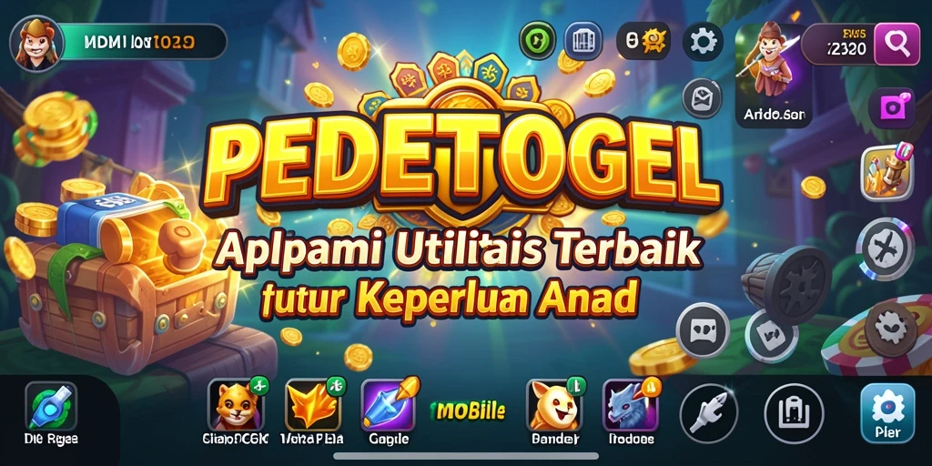 Tampilan antarmuka utama PEDETOGEL yang intuitif dan sederhana.