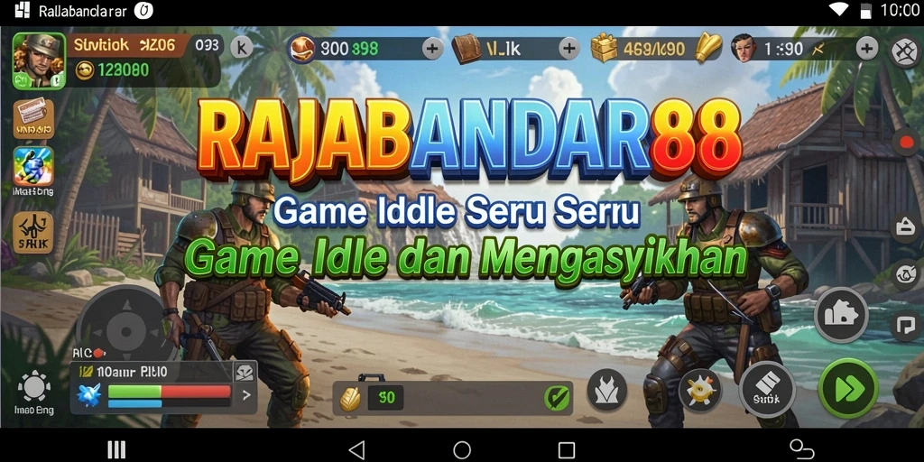 Tampilan gameplay seru di RAJABANDAR88 yang menggugah selera.
