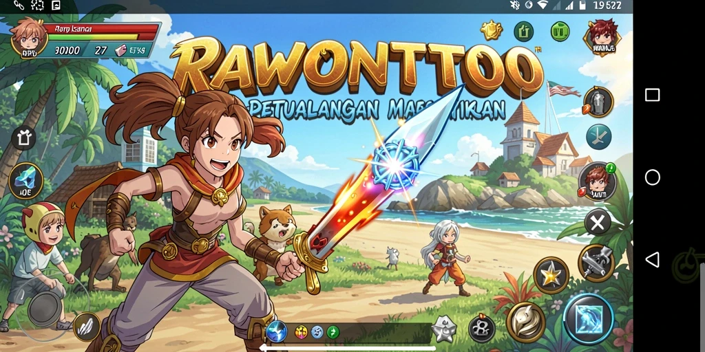 Gameplay seru yang penuh warna dalam RAWONTOTO.