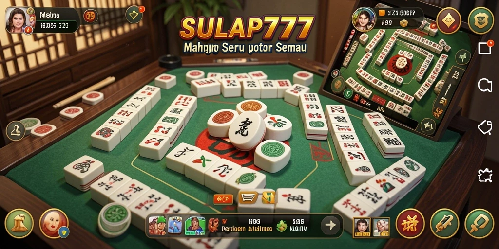 Tampilan gameplay Mahjong di SULAP777 yang seru dan menarik.