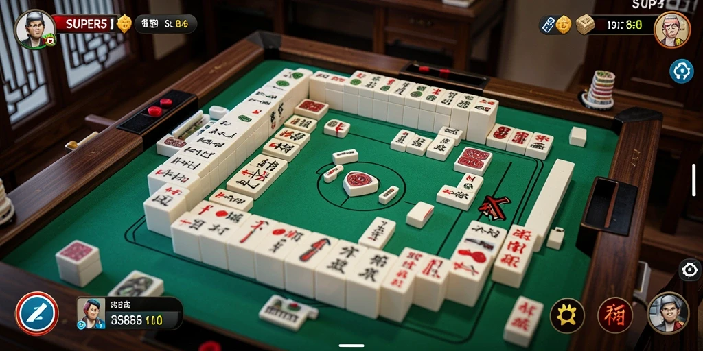 Gameplay menawan dan menantang dalam SUPER5 Mahjong.